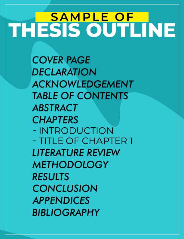 Sample Outline of a Thesis