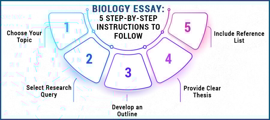 how to write a biology essay 5 steps