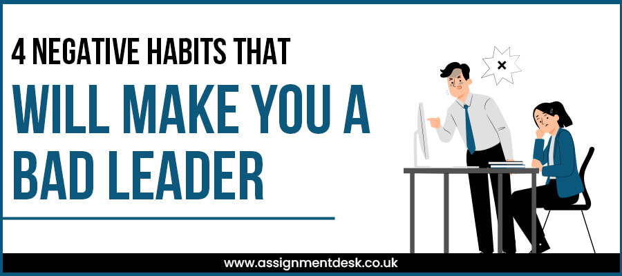 Negative Habits of leader
