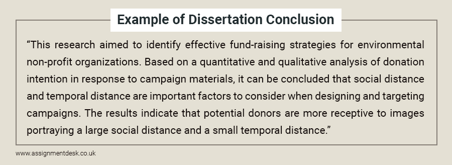 example of dissertation conclusion