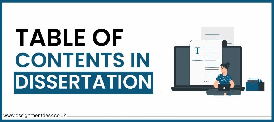 Table of Contents in Dissertation